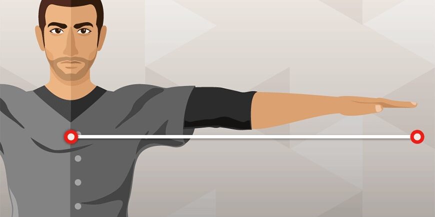 Baseball-bat-arm-measurement